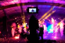Concert video production and camera operations by LiveVision Productions in Melbourne